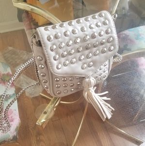 Sandra Roberts metal mini crossbody bag